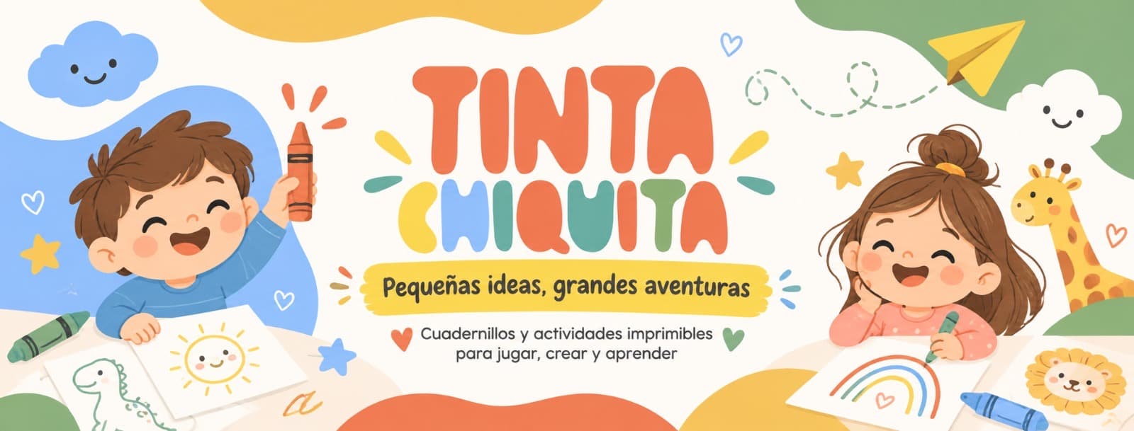 Tinta Chiquita, cuadernillos y actividades imprimibles para jugar, crear y aprender